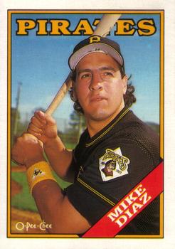1988 O-Pee-Chee Baseball Cards 239     Mike Diaz